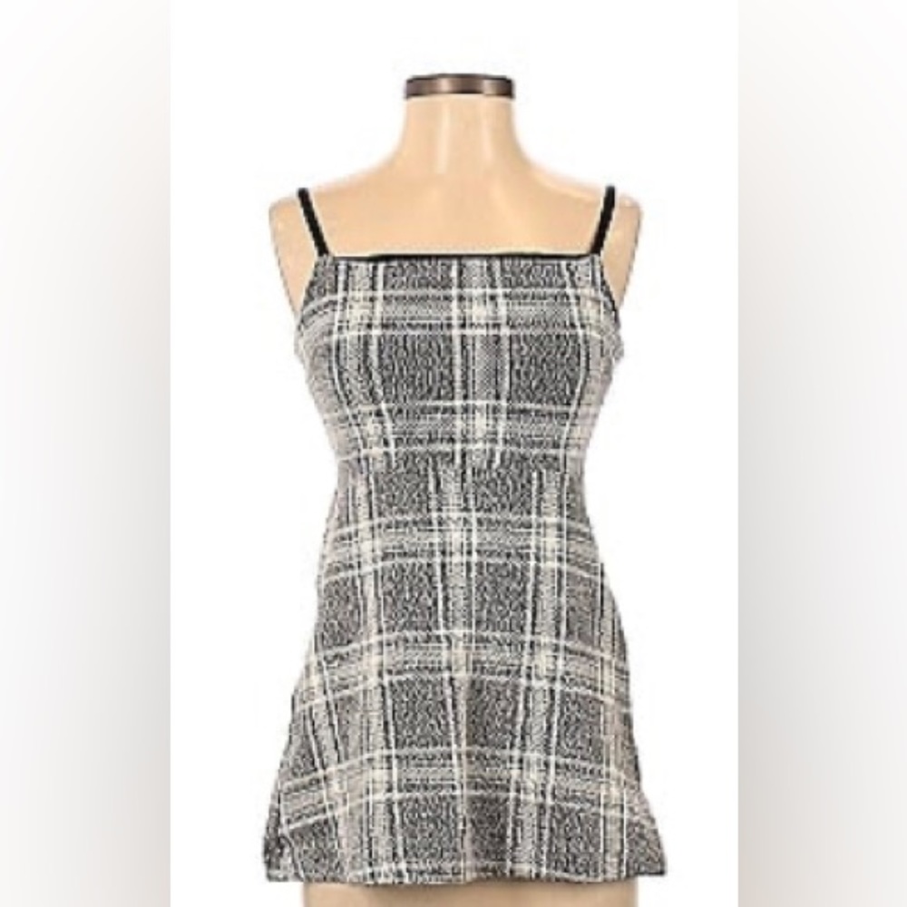 Urban Outfitters Black and White Plaid Dress, size Medium
